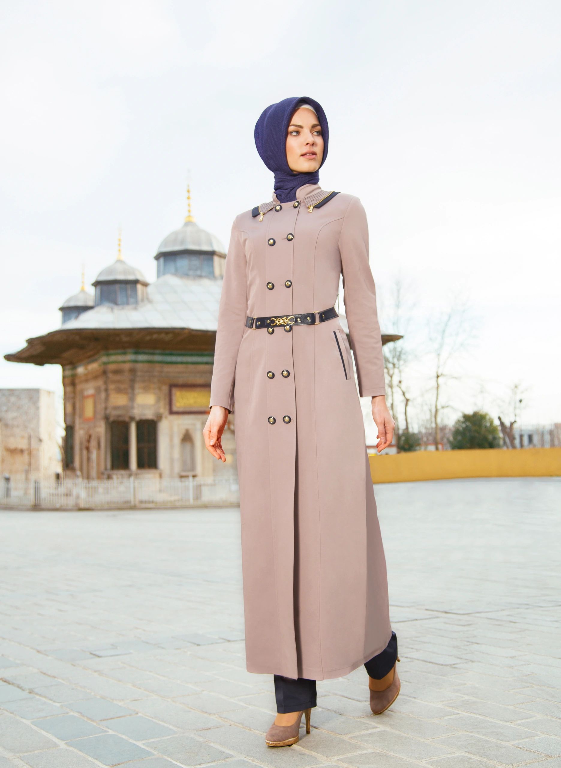 Elegant modest fashion portrait